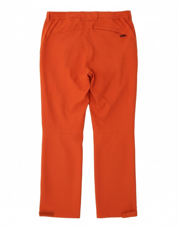 Jack Wolfskin Mens Straight Windbreaker Trousers UK 40 Large W34 L32 Orange
