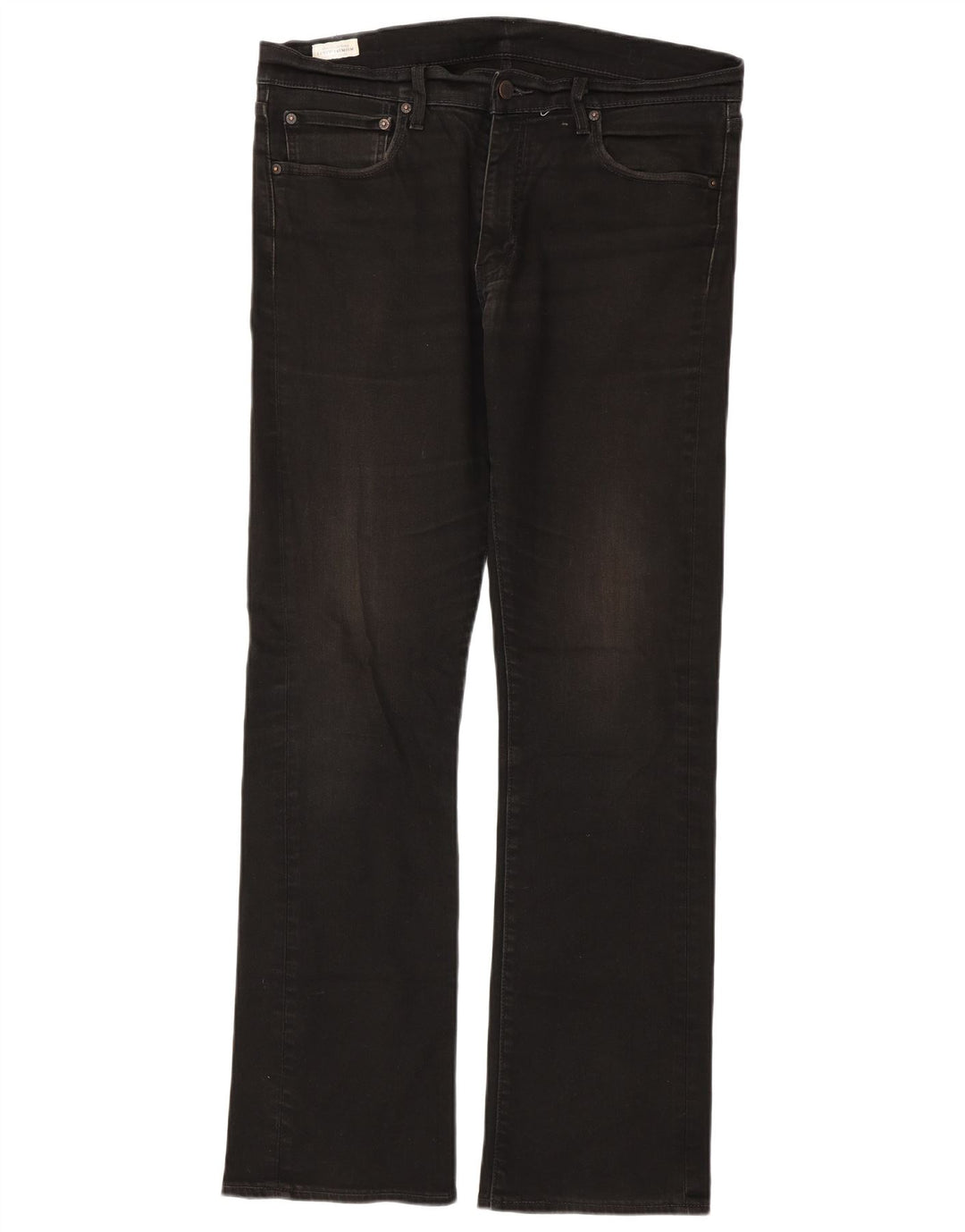 Levi's Mens Bootcut Jeans W36 L34 Black Cotton