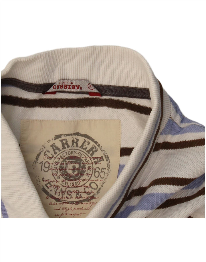 Carrera Mens Polo Shirt XL Multicoloured Striped