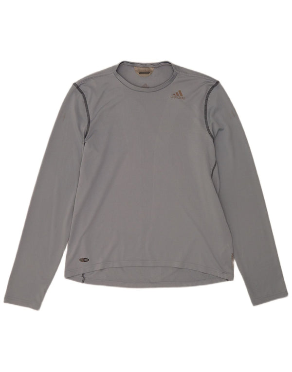Adidas Mens Climacool Top Long Sleeve Medium Grey Polyester
