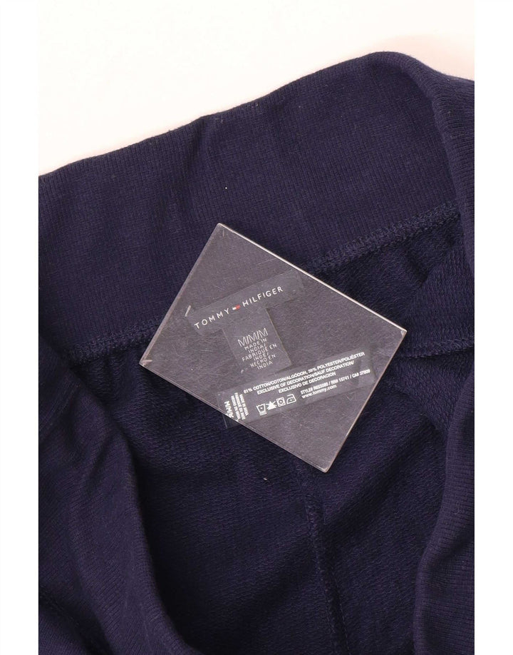 Tommy Hilfiger Mens Tracksuit Trousers Joggers Medium Navy Blue Colourblock