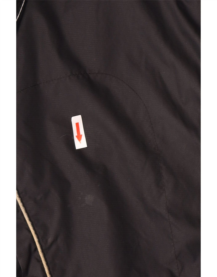 Umbro Mens Hooded Windbreaker Jacket UK 36 Small Black Nylon