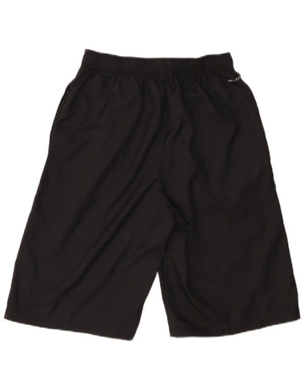 Nike Boys Dri Fit Sport Shorts 13-14 Years XL Black Polyester