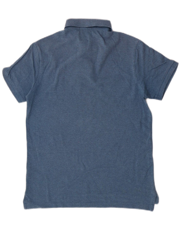 Polo Ralph Lauren Mens Custom Slim Fit Polo Shirt Medium Blue Cotton