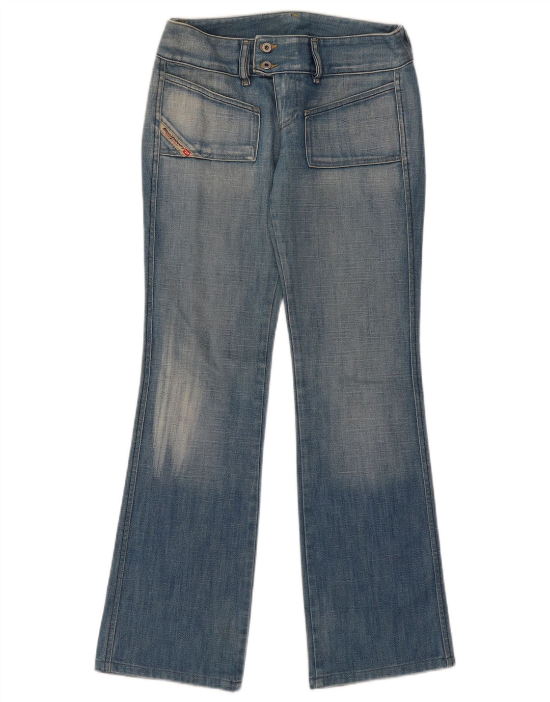 Diesel Womens Bootcut Jeans W26 L30 Blue Cotton