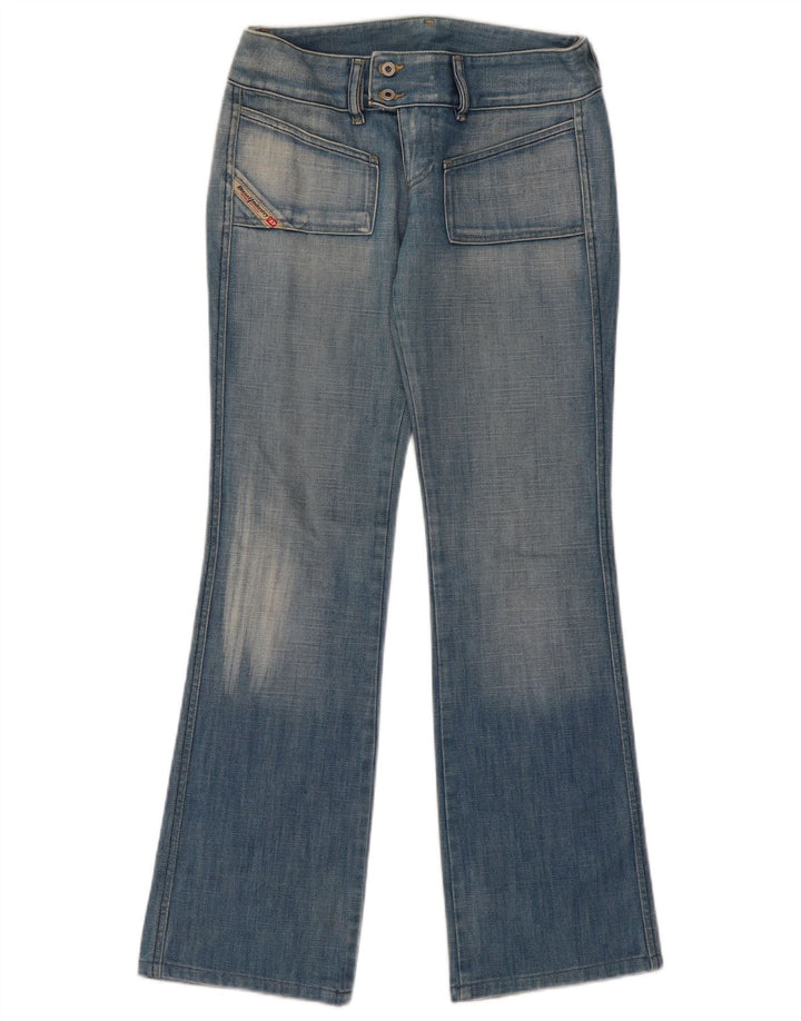 Diesel Womens Bootcut Jeans W26 L30 Blue Cotton