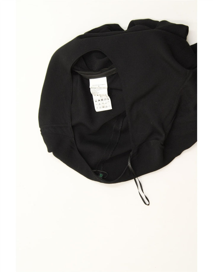 BENETTON Womens A-Line Dress UK 10 Small Black Viscose Vintage Benetton and Second-Hand Benetton from Messina Hembry 