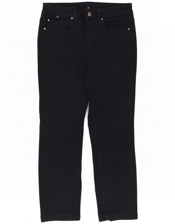 Crew Clothing Womens Cropped Jeans UK 10 Small W27 L23 Navy Blue Cotton