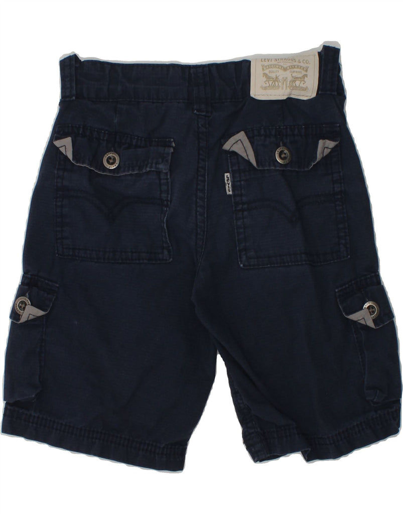 LEVI'S Boys Cargo Shorts 4-5 Years W22  Navy Blue Cotton | Vintage Levi's | Thrift | Second-Hand Levi's | Used Clothing | Messina Hembry 