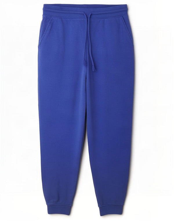 Marks & Spencer Womens Tracksuit Trousers Joggers UK 16 Large Blue Cotton
