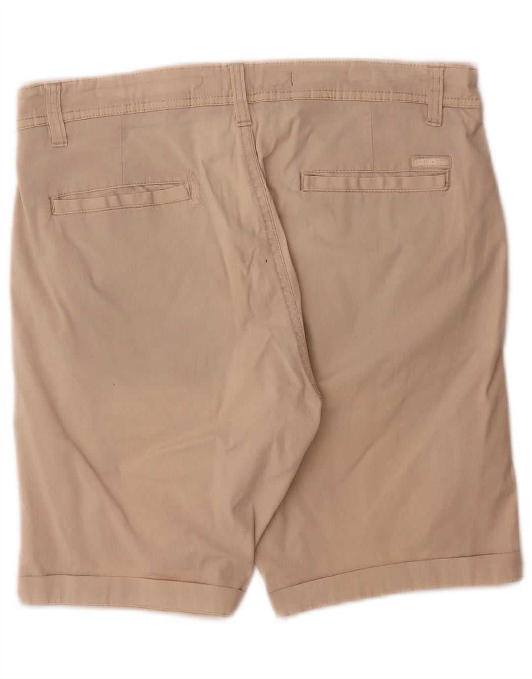 Liu Jo Womens Chino Shorts IT 46 Large W30  Beige Cotton