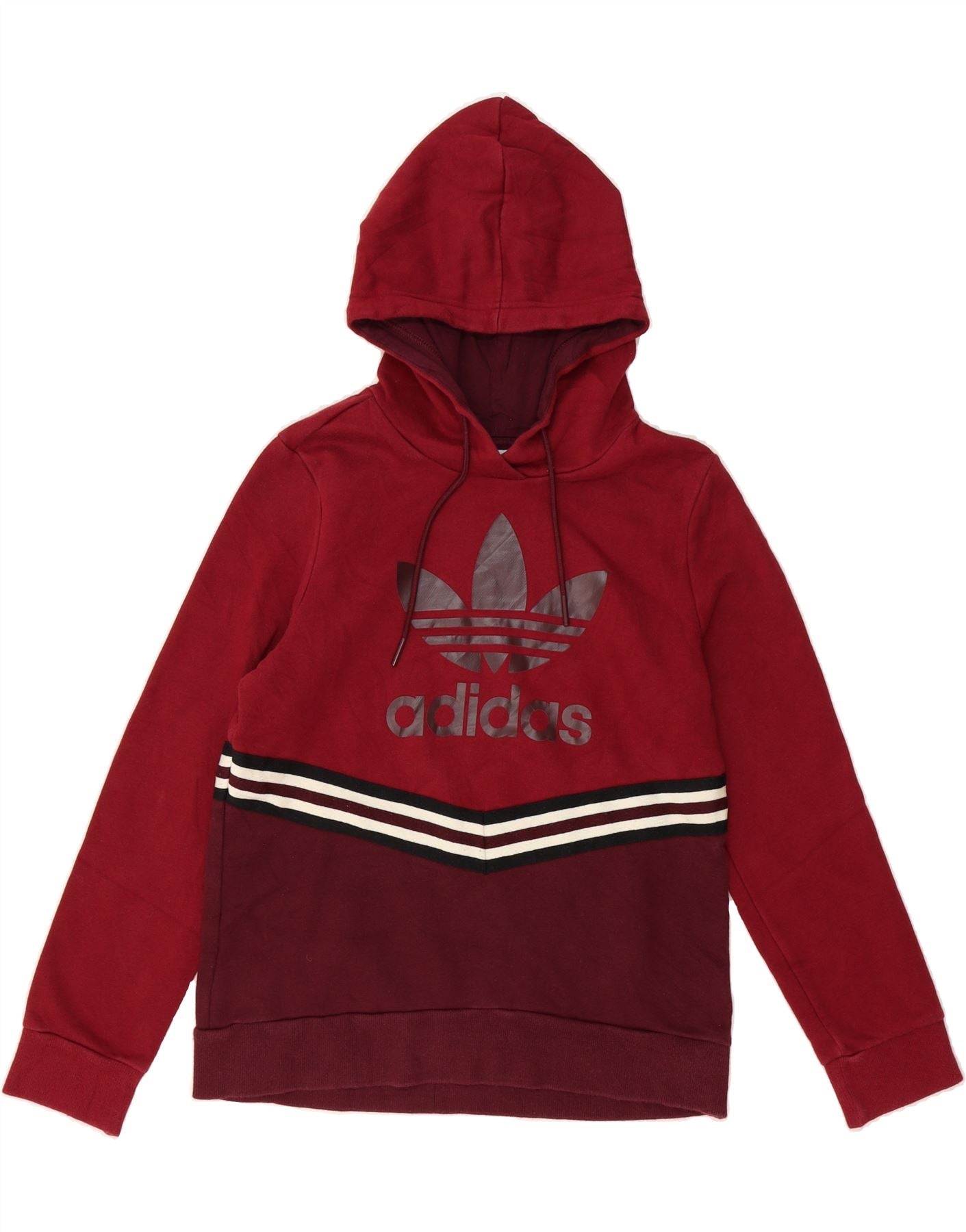 Sweat à capuche oversize graphique Adidas pour femme, taille UK
