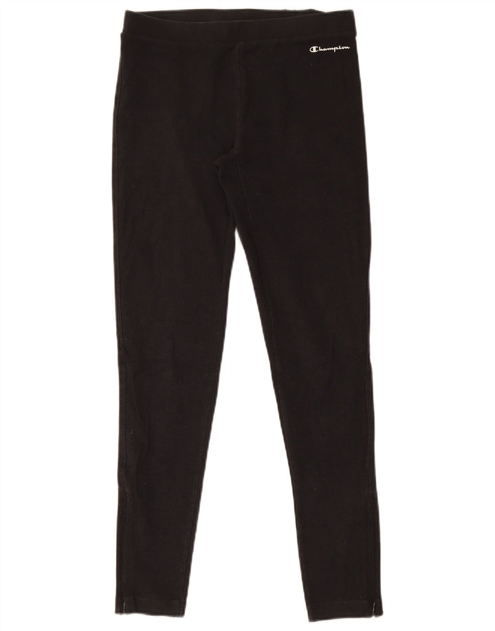 Champion Womens Leggings UK 12 Medium Black