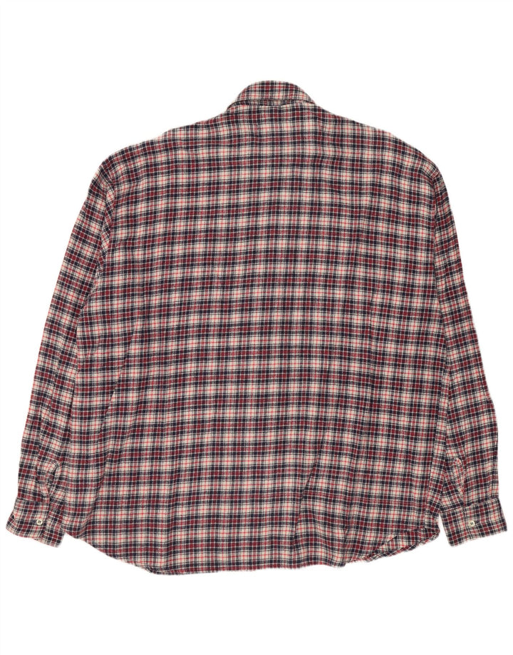 Charro Mens Flannel Shirt XL Multicoloured Check Cotton