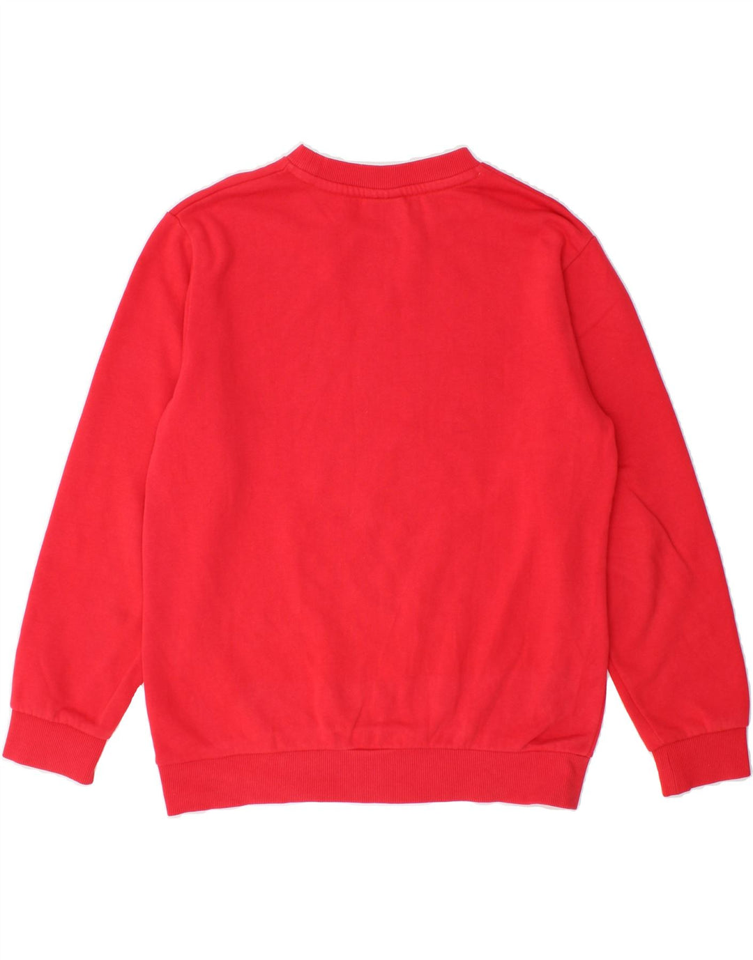 FILA Mens Graphic Sweatshirt Jumper Small Red Cotton Vintage Fila and Second-Hand Fila from Messina Hembry 