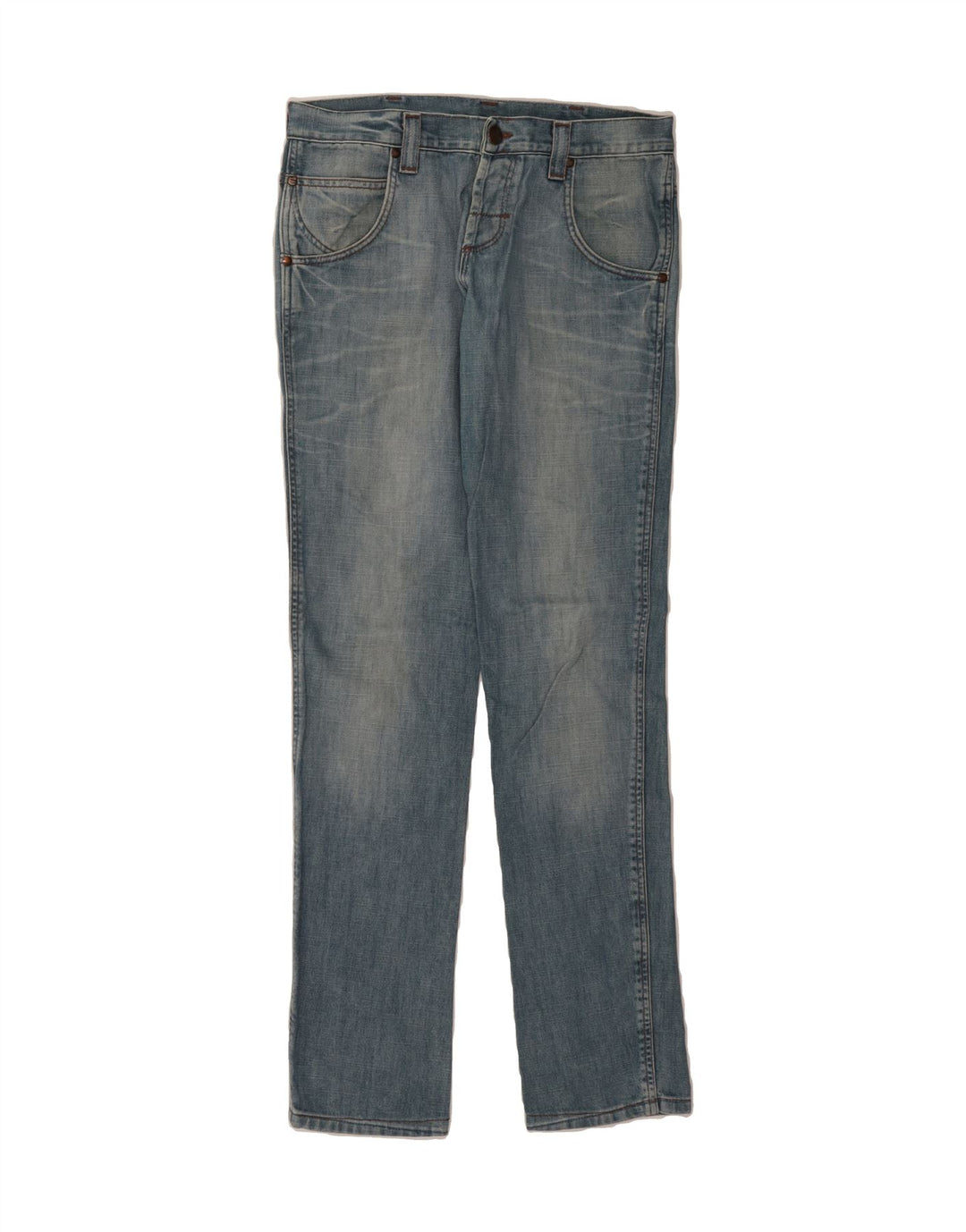 WRANGLER Mens Floyd Slim Jeans W30 L34 Blue Cotton Vintage Wrangler and Second-Hand Wrangler from Messina Hembry 