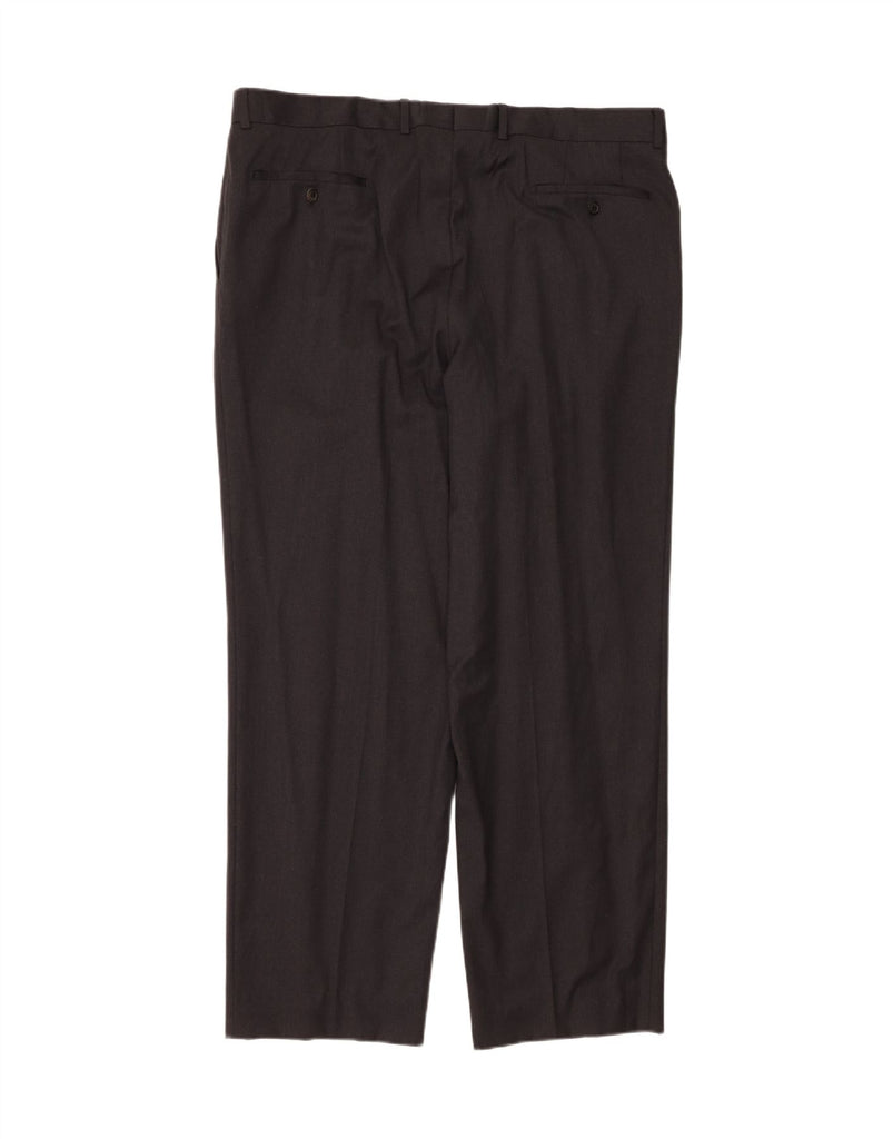 HUGO BOSS Mens Pegged Suit Trousers  W42 L32 Grey Wool Vintage Hugo Boss and Second-Hand Hugo Boss from Messina Hembry 