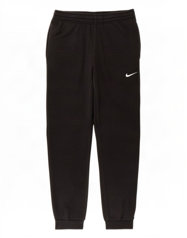 Nike Mens Tracksuit Trousers Joggers Medium Black Cotton