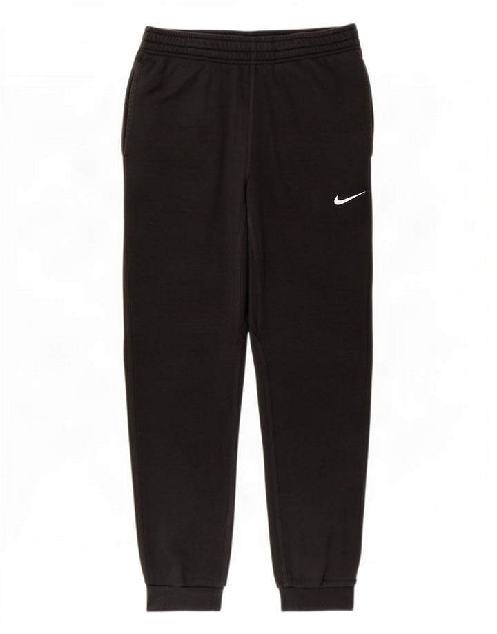 Nike Mens Tracksuit Trousers Joggers Medium Black Cotton