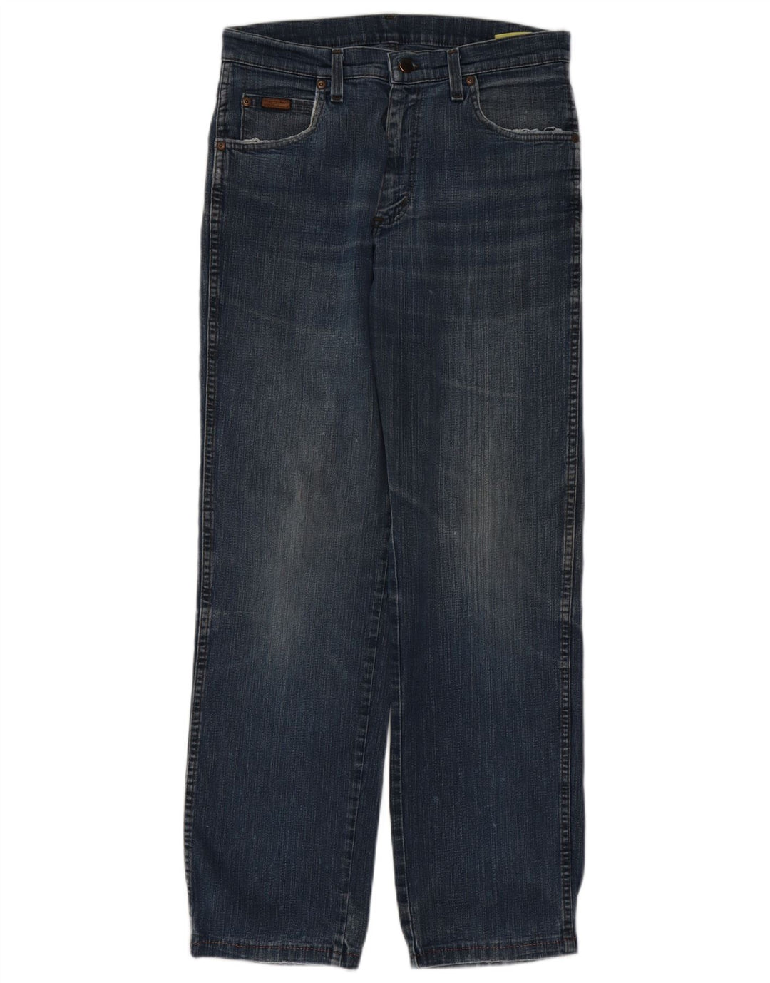 Wrangler Mens Texas Stretch Straight Jeans W32 L34 Blue Cotton