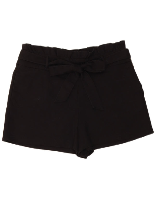 Zara Womens High Waist Hot Pants W32 Large  Black