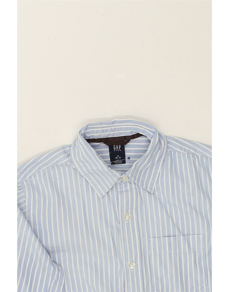 GAP Boys Shirt 6-7 Years Small  Blue Striped Cotton | Vintage Gap | Thrift | Second-Hand Gap | Used Clothing | Messina Hembry 