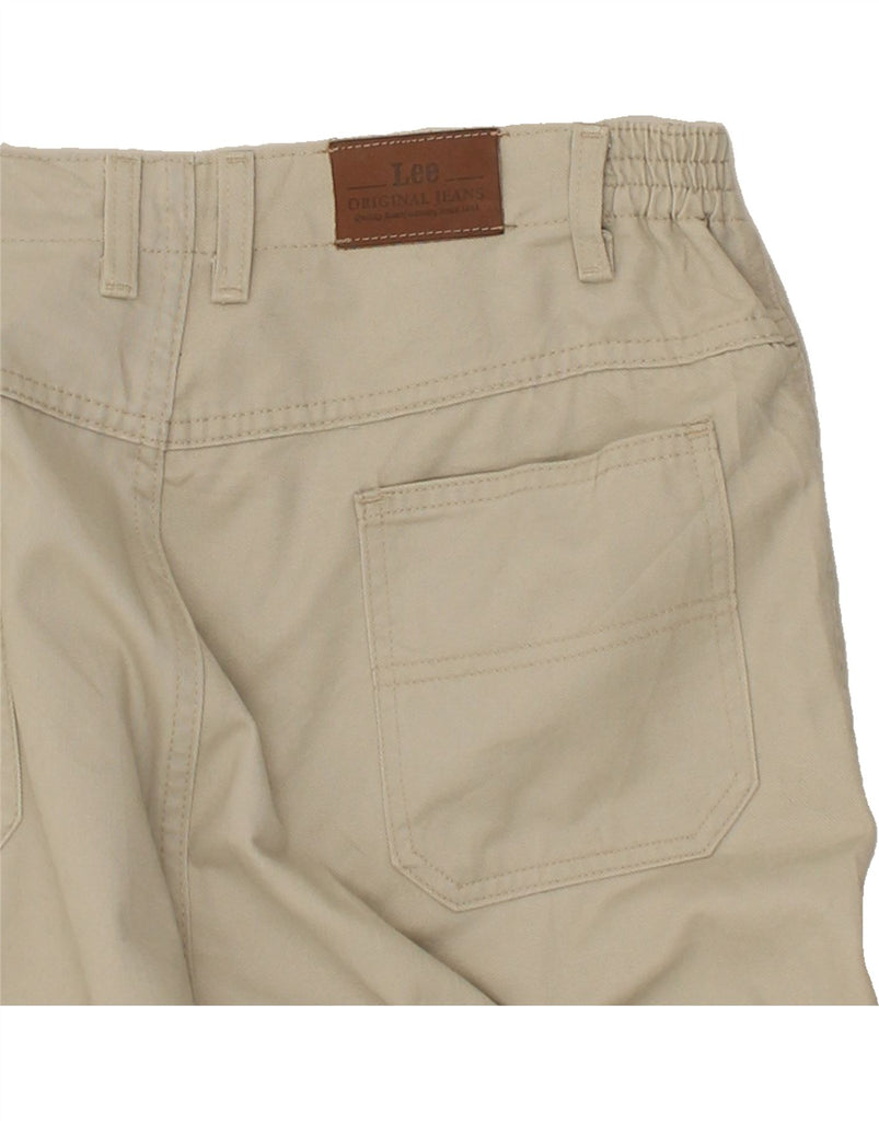 LEE Mens Tapered Casual Trousers W34 L32  Beige | Vintage Lee | Thrift | Second-Hand Lee | Used Clothing | Messina Hembry 