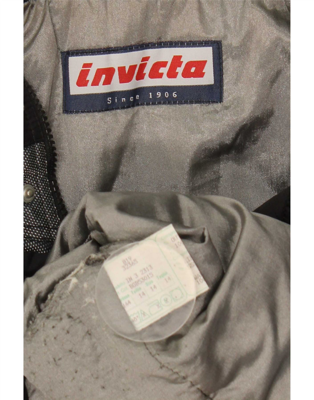 Invicta Womens Graphic Windbreaker Jacket UK 14 Large Black Colourblock