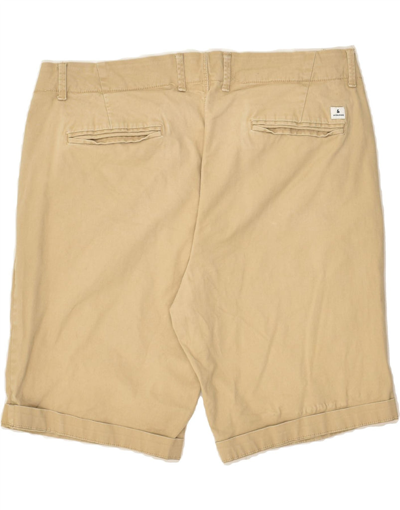 JACK & JONES Mens Chino Shorts XL W37  Beige Cotton | Vintage Jack & Jones | Thrift | Second-Hand Jack & Jones | Used Clothing | Messina Hembry 