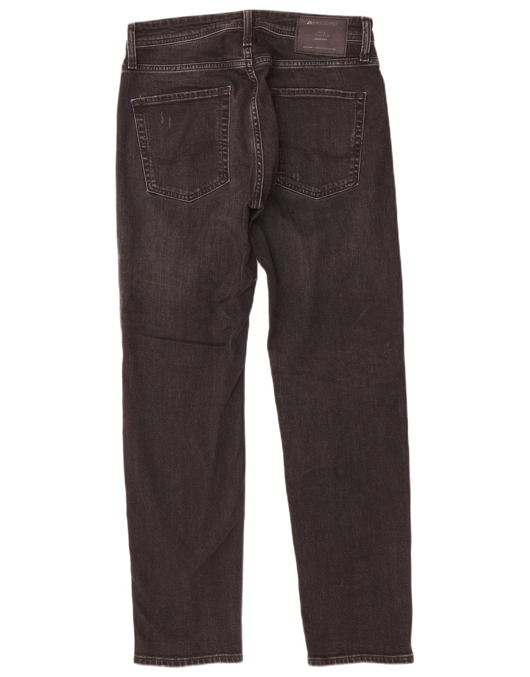 Jack & Jones Mens Distressed Slim Jeans W29 L30 Black Cotton