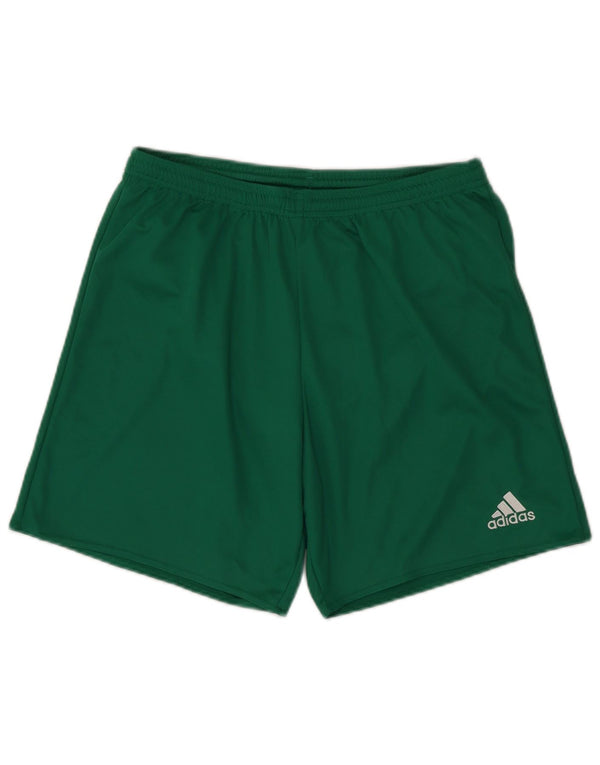Adidas Mens Climalite Sport Shorts Large Green Polyester