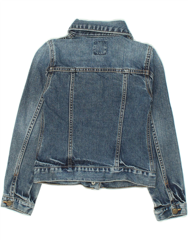 GAP Girls Crop Denim Jacket 6-7 Years Small  Blue Cotton Vintage Gap and Second-Hand Gap from Messina Hembry 