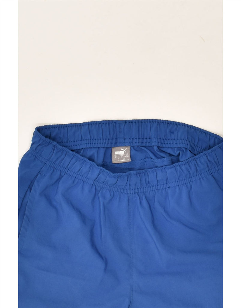 PUMA Boys Sport Shorts 11-12 Years Blue Polyester | Vintage Puma | Thrift | Second-Hand Puma | Used Clothing | Messina Hembry 