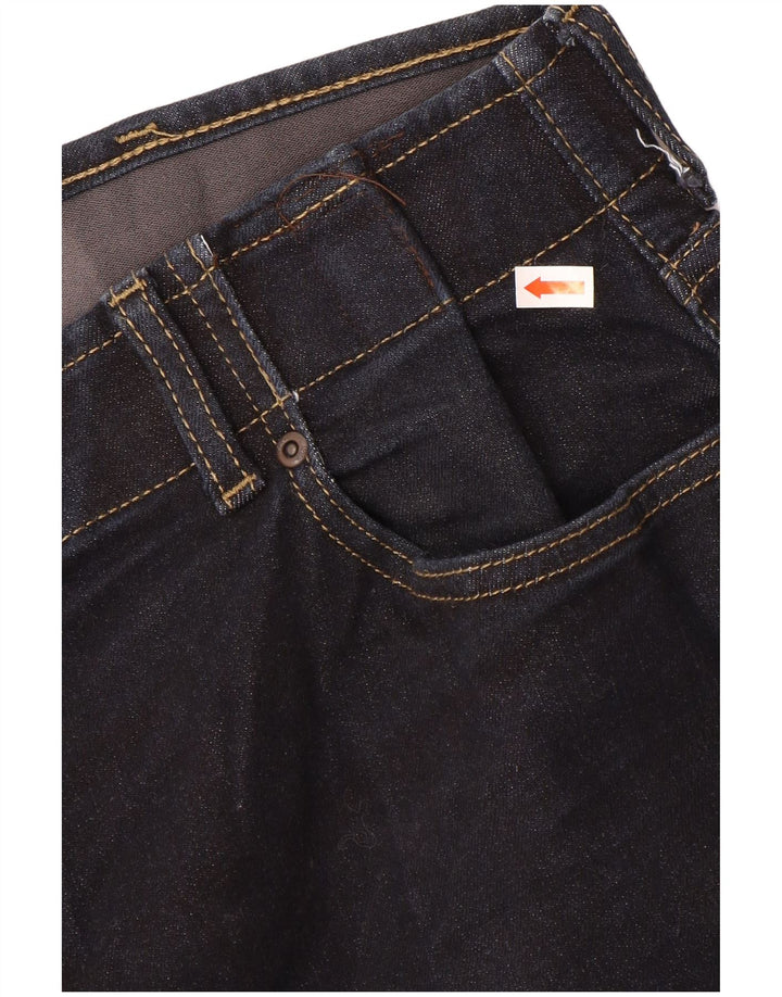 Lee Mens Straight Tapered Jeans W38 L26 Navy Blue