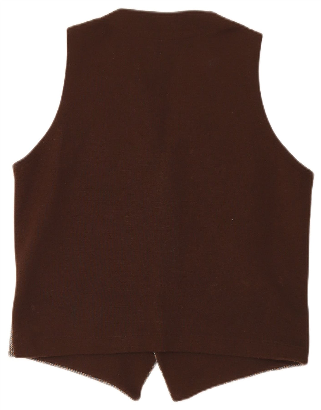 Vintage Mens Waistcoat Medium Brown