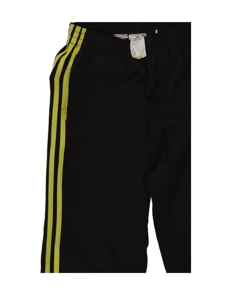 ADIDAS Boys Tracksuit Trousers Joggers 11-12 Years Black Polyester | Vintage Adidas | Thrift | Second-Hand Adidas | Used Clothing | Messina Hembry 