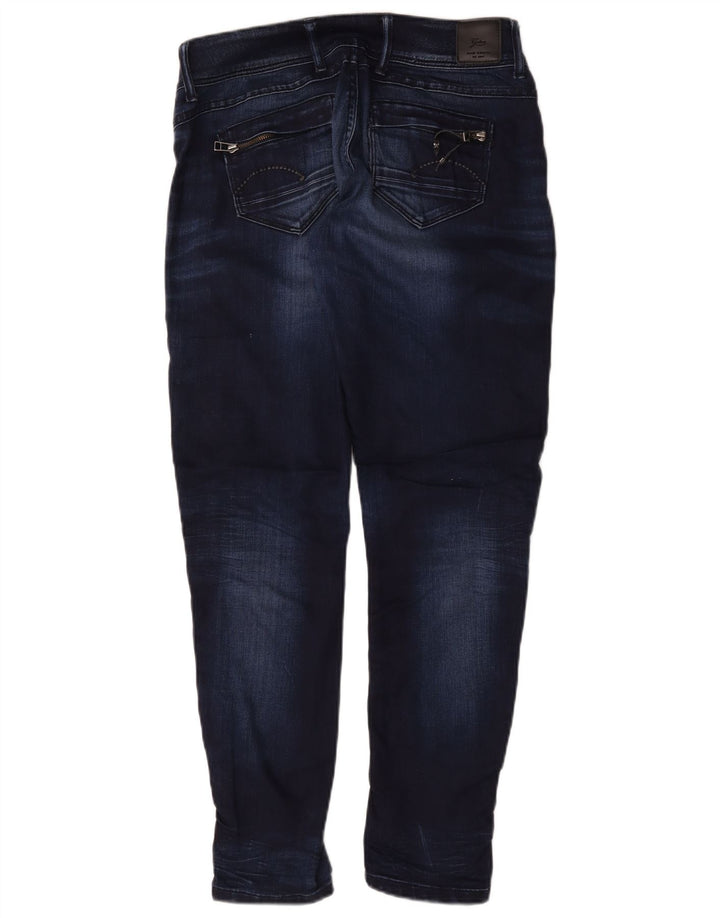 G-Star Womens Midge Slim Jeans W29 L30 Navy Blue Cotton