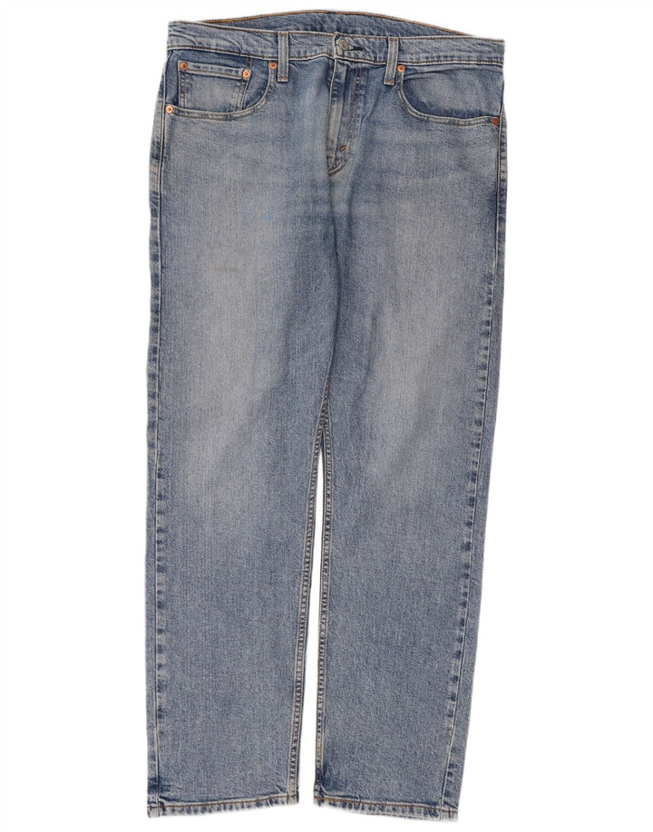 Levi's Mens 502 Tapered Jeans W33 L32 Blue Cotton