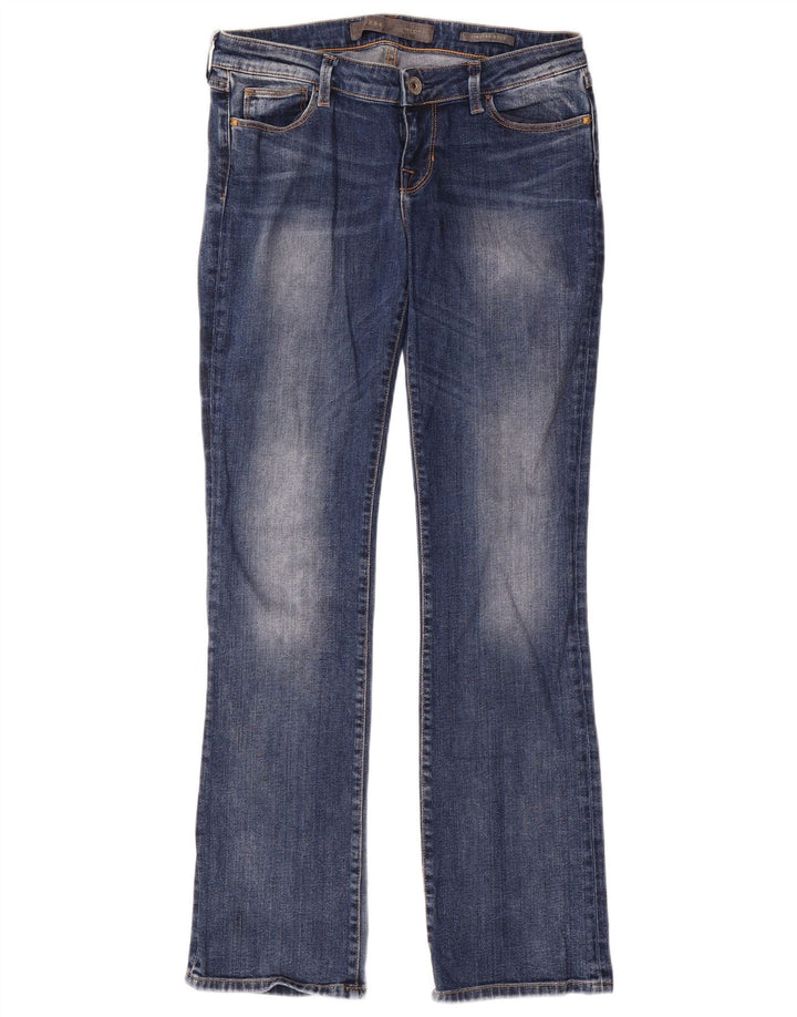 Guess Womens Straight Jeans W29 L31 Blue Cotton