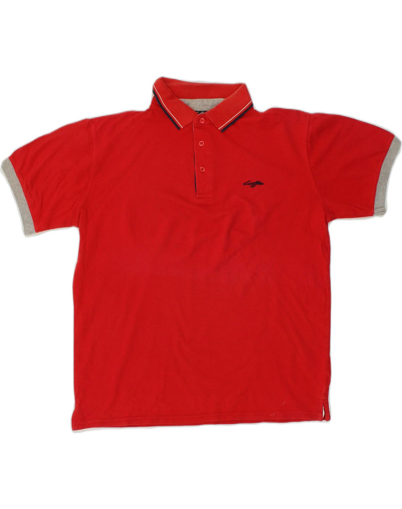 LOTTO Mens Polo Shirt XL Red Cotton | Vintage Lotto | Thrift | Second-Hand Lotto | Used Clothing | Messina Hembry 