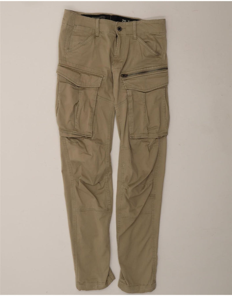 G-STAR Mens Slim Cargo Trousers W29 L34 Beige Vintage G-Star and Second-Hand G-Star from Messina Hembry 