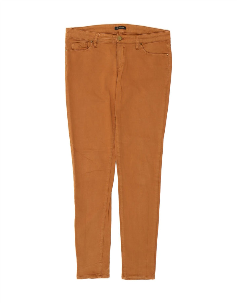MASSIMO DUTTI Womens Skinny Casual Trousers EU 40 Medium W30 L30 Beige Vintage Massimo Dutti and Second-Hand Massimo Dutti from Messina Hembry 