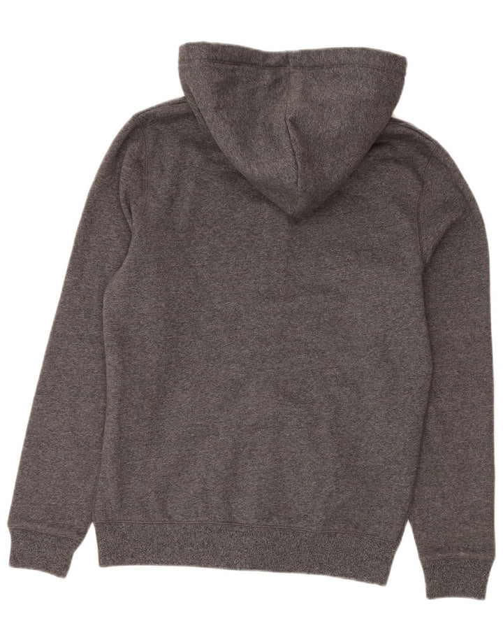 Jack Wills Mens Zip Hoodie Sweater Medium Grey Flecked Cotton