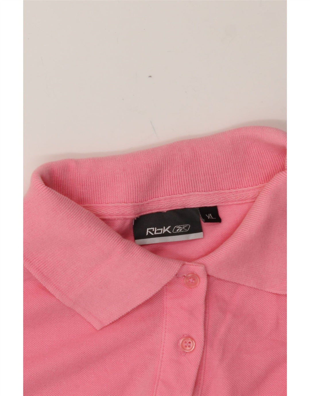 REEBOK Womens Polo Shirt UK 18 XL Pink Cotton Vintage Reebok and Second-Hand Reebok from Messina Hembry 