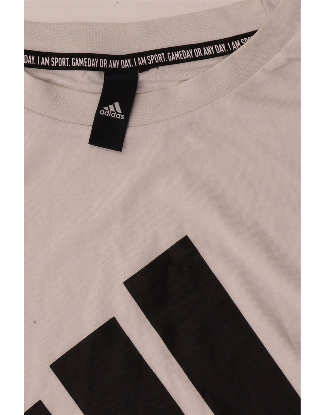 ADIDAS Mens Graphic Vest Top Large White Sports