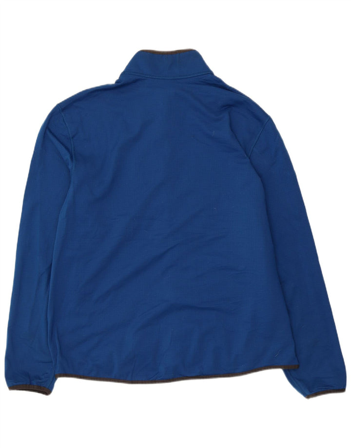 EDDIE BAUER Mens Tracksuit Top Jacket UK 42 XL Blue Polyester