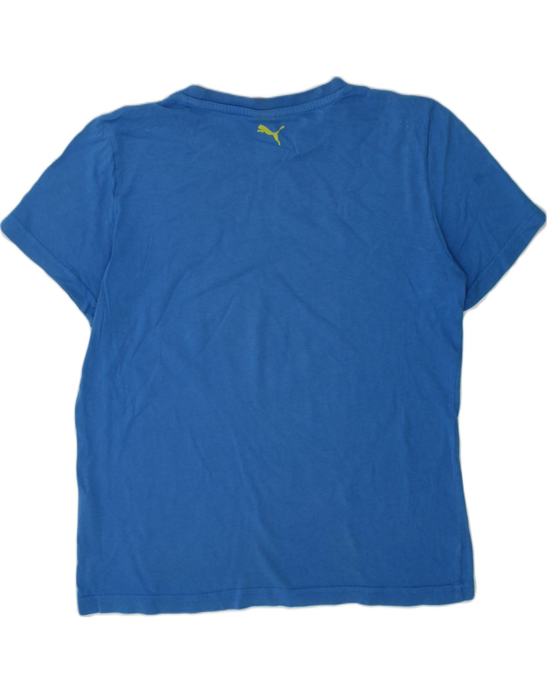 PUMA Boys Graphic T-Shirt Top 11-12 Years Blue Cotton | Vintage Puma | Thrift | Second-Hand Puma | Used Clothing | Messina Hembry 