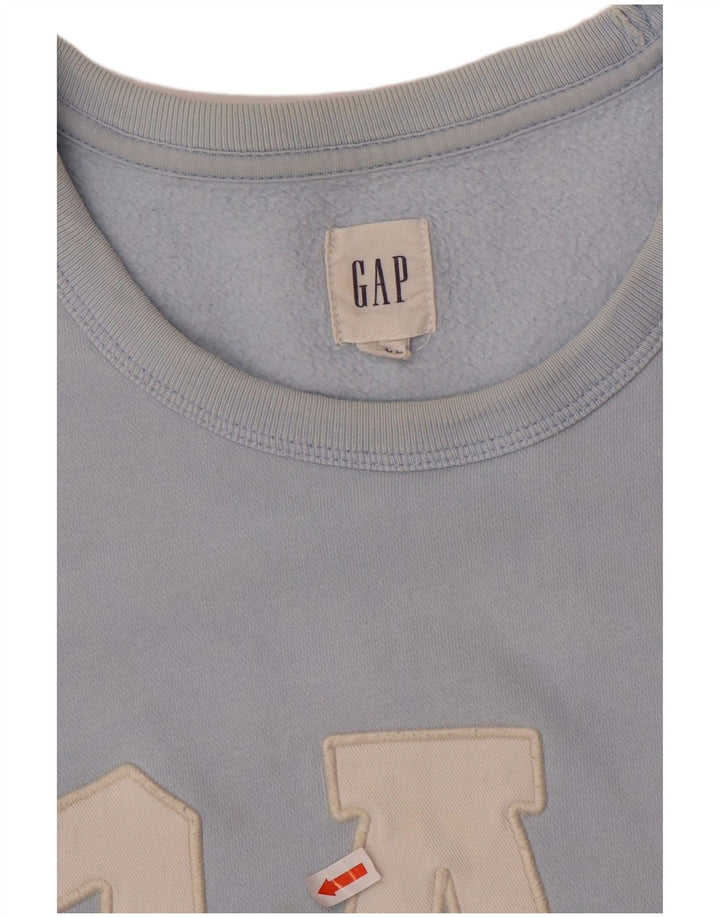 Gap Mens Graphic Sweatshirt Jumper XL Blue Cotton
