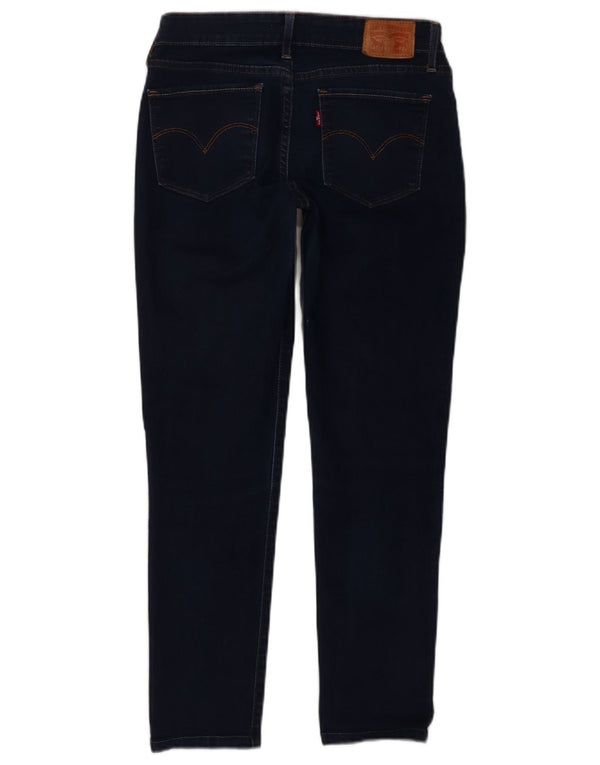 Levi's Womens 711 Skinny Jeans W28 L26 Navy Blue Cotton