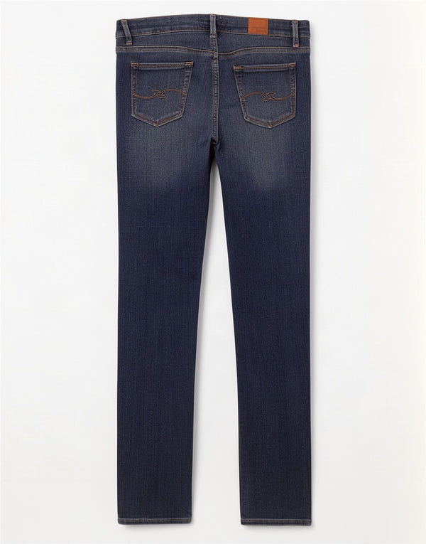 Trussardi Womens Slim Jeans W31 L31 Navy Blue Cotton